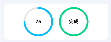 圆形自定义格式化文本