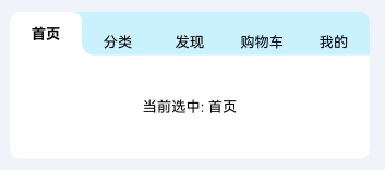 多个选项卡